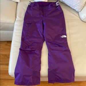 The North Face Girl’s Purple/Violet Insulated Snow Pants